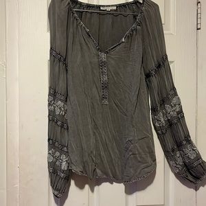 Gray rugish shirt